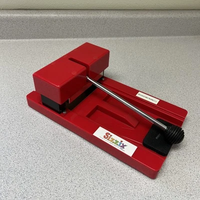 Sizzix Original Red Personal Die-Cutter / Press Machine, Pad Provo Ellison - Image 1 of 4