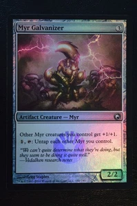 Magic The Gathering MTG MYR GALVANIZER FOIL Scars of Mirrodin LP Lightly Played - Picture 1 of 2