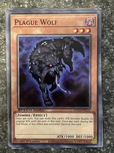 Plague Wolf Speed Duel GX: Duelists of Shadows #SGX3-ENC11 - Picture 1 of 2
