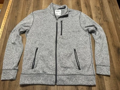 Suéter Sonoma, Para Hombre Talla XL, Gris, Cremallera Completa, Bolsillos con Cremallera, Manga Larga Foto 1 de 4