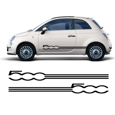 calcomanías laterales TripleLine500 Fiat 500 Foto 1 de 2