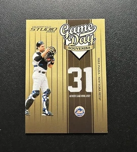 2004 Donruss Studio Mike Piazza Game Day Souvenirs Game-Worn Jersey 75/250 GD-55 - Picture 1 of 2