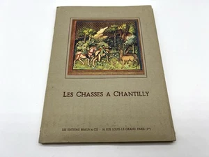 1938 French Book Medieval Loose Art Prints by Henri Malo Les Chasses A Chantilly - Picture 1 of 24