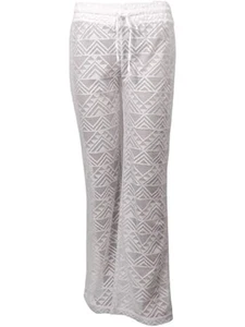 MIKEN Women's White Wide-Leg Pants Swimsuit Cover Up XS - Picture 1 of 6