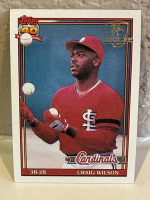 1991 Topps Operation Desert Shield No566 Craig Wilson St Louis Cardinals никогда не доставался из коробки D - Изображение 1 из 2