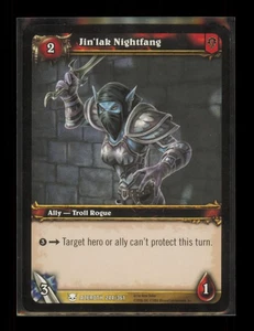 World of Warcraft TCG Jin'lak Nightfang #244 Azeroth 2006 Upper Deck Near Mint - Picture 1 of 2