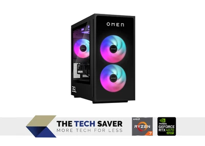 HP OMEN 35L Gaming GT16-0010na PC Ryzen 7 8700G 16GB RAM 1TB SSD RTX 4070 Super - Image 1 of 4