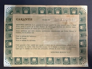 ROLEX Certificate DAMAGED Daytona Cosmograph 16520 16518 16513 16528 BLANK OEM - Foto 1 di 16