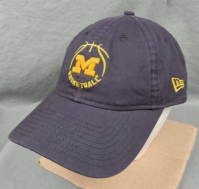 New Era Michigan Wolverines Baloncesto Papá Sombrero Correa Talla Única Foto 1 de 4