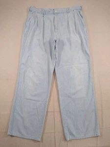 Vintage Polo Country Ralph Lauren Pants Men's 38 Blue Light Wash Made In USA - Picture 1 of 21
