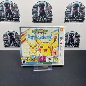Pokemon Art Academy (Nintendo 3DS, 2014) - SOLO ESTUCHE Y MANUAL - SIN JUEGO - Imagen 1 de 4