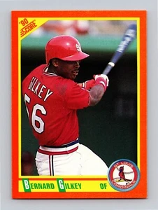 Bernard Gilkey 1990 Score Rookie & Traded #106T RC (5) Cards NM or Better - Picture 1 of 10