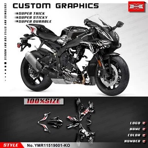 Kungfu Graphics Custom Sticker Kit Vinyl Wrap for Yamaha YZF R1 YZF-R1 2015-2019 - Afbeelding 1 van 8