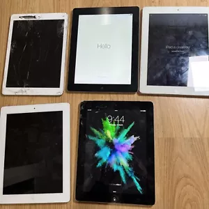 5x Apple iPads - For Parts Or Repair - Tracked Postage - Picture 1 of 16