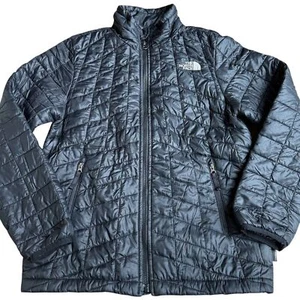 The North Face thermoball eco winter puffer jacket size medium youth 10/12 black - Picture 1 of 9