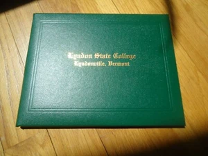 Lyndon State College Diplomabdeckung - Bild 1 von 2