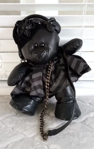 RARE Alice and Olivia by Stacey Bendet BLACK Teddy Bear Handbag-NWOT! - Picture 1 of 12