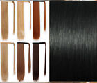 Long Many Colours Super Long Wave Ponytail Clip In As Human Hair Extension Uk