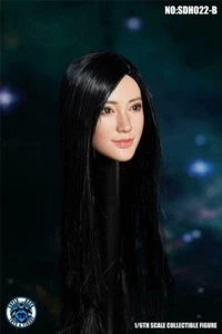 Super Duck 1:6 Female Girl Head SDH022B F 12" Suntan Phicen HOT TOYS Body Figure - Picture 1 of 3