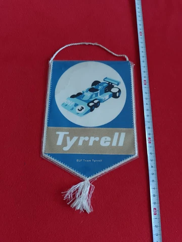 Old Motoring Pennant : Formula 1 - ELF TEAM TYRRELL  -  F1 Team Cover