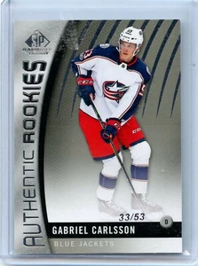 2017-18 SP Game Used #89 Gabriel Carlsson 33/53 RC - Picture 1 of 2