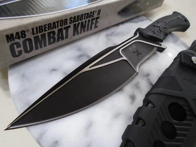 M48 Liberator Combat Fixed Blade Knife 10mm Full Tang Bowie UC3337 G10 13.80" OA - Image 1 of 4