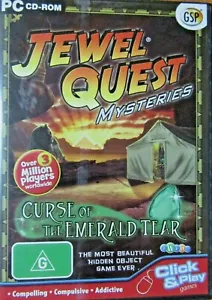Jewel Quest Mysteries: Curse of the Emerald Tear (PC CD/Mac). - Imagen 1 de 4