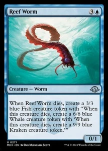 *MtG: 4x Reef Worm - Modern Horizons 3 non comune - magicman-europe* - Foto 1 di 1
