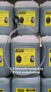 Sigillante pneumatici pesanti Drivesafe attrezzature commerciali e di impianto con pompa - Foto 1 di 1