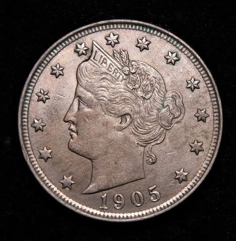 1905 Liberty Nickel, AU+++ Cover
