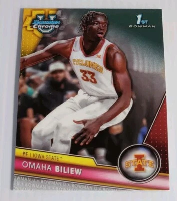 2023-24 Bowman University Chrome - #32 Omaha Biliew (RC) - Image 1 of 2