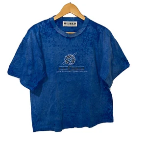 Vintage World One Planet One Chance Save The Planet Single Stitch Tie Dye L/XL - Picture 1 of 13