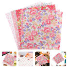  2 Packs DIY Cloth Cotton Comforter Craft Fabric Squares Small Floral