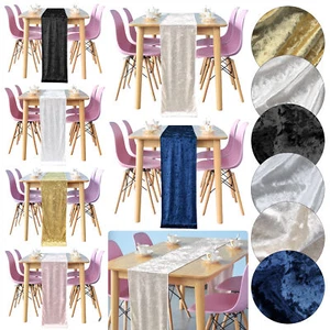 Paño de Corredor de Mesa de Terciopelo de Navidad 33cm x 274cm Navidad Fiesta Comedor Decoración - Imagen 1 de 63