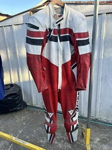 Dainese Leather Motorcycle One Piece Race Suit ~ Size 50 - Picture 1 of 10