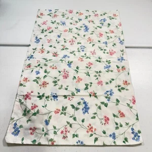 vintage martex pillowcase standard pink blue floral blend y2k 90s 80s - Picture 1 of 14
