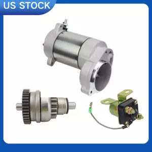 Starter Motor & Relay With Bendix For Polaris Trail Blazer 250 1990-2003 18331 - Foto 1 di 12