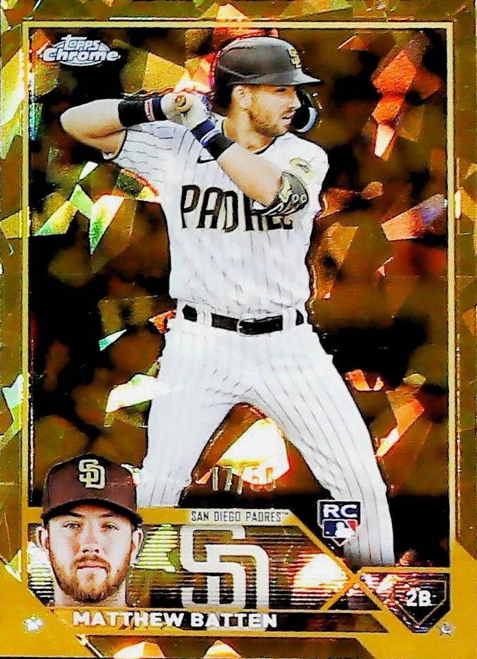 2022 Topps Chrome Sapphire Edition USCS38 MATTHEW BATTEN GOLD /50       FREESHIP - Image 1 of 2