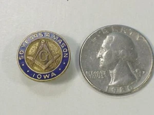 50 Years A Mason pin - Picture 1 of 1