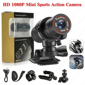 PRO 1080P FHD Mini Motor Bike Sports Action Camera Motorcycle Bike Helmet Cam UK - Picture 1 of 9