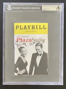 MATTHEW BRODERICK SARAH JESSICA PARKER SIGNED BECKETT HUDSON THEATER PLAYBILL - Picture 1 of 3