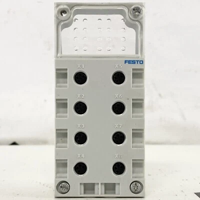 Módulo de E/S Festo CPX-AB-8-M8X2-4POL 541256 8 puertos M8x1 4 polos nuevo sin caja Foto 1 de 4
