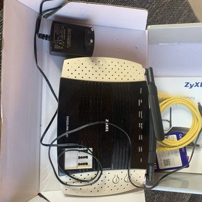 ZyXEL Speedlink 5501 WLAN Router mit Modem (VDSL2, ADSL, ADSL2+), SL5501-DE0301F - Bild 1 von 4