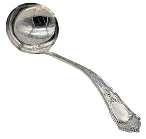 ANTIQUE Sterling Silver 12 1/2" Punch Serving Ladle 175g ~ NO MONOGRAM - Picture 1 of 6