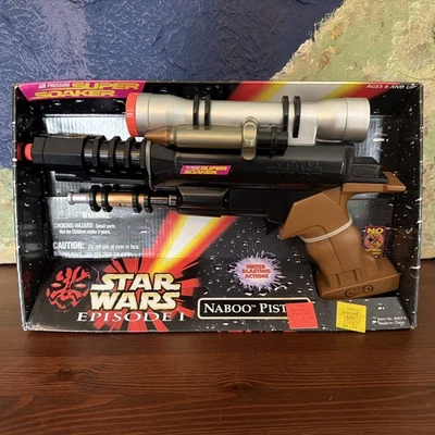 Новый водяной пистолет Star Wars Episode 1 Naboo Pistol Super Soaker давление воздуха - Изображение 1 из 4