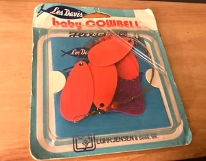 Cuchillas de tractor vintage Les Davis BABY COWBELL Flex I Troll con timón-nip - Imagen 1 de 3