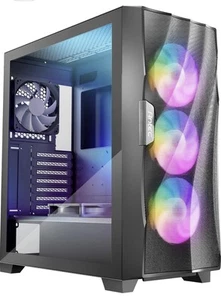 Antec DF700 Flux Dark League Mid-Tower Tempered Glass ATX Gaming Case W/ 5 Fans - Photo 1/8