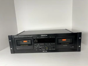 Denon DN-770R Precision Dual Cassette Player Recorder w/ Rack Mount - Picture 1 of 10