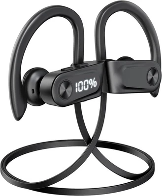 Joywise U30 Wireless Bluetooth Headphones Earbuds IPX7 Waterproof 16H Playtime - Image 1 of 4