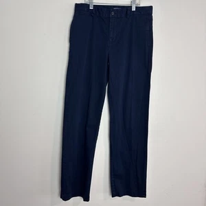 Boys Polo Ralph Lauren Chino Pants Youth 20 Navy Blue Straight Fit School - Picture 1 of 11
